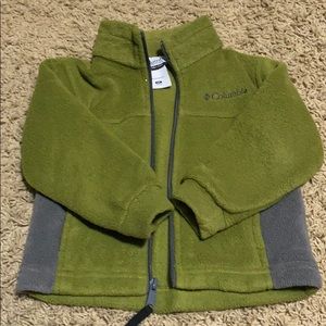 Boys Columbia fleece zip up jacket